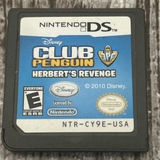 Nintendo DS Game Club Penguin Herbert’s Revenge - Cartridge Only -TESTED