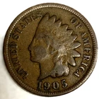 1905 Indian Head Penny Cent Good Condition 1c One Cent US Coin - 3546