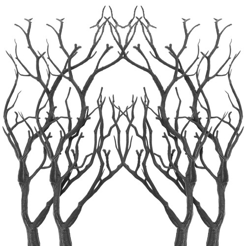 Artificial Antler Dried Tree Branches 4pcs Plastic Manzanita Branches Decorat...