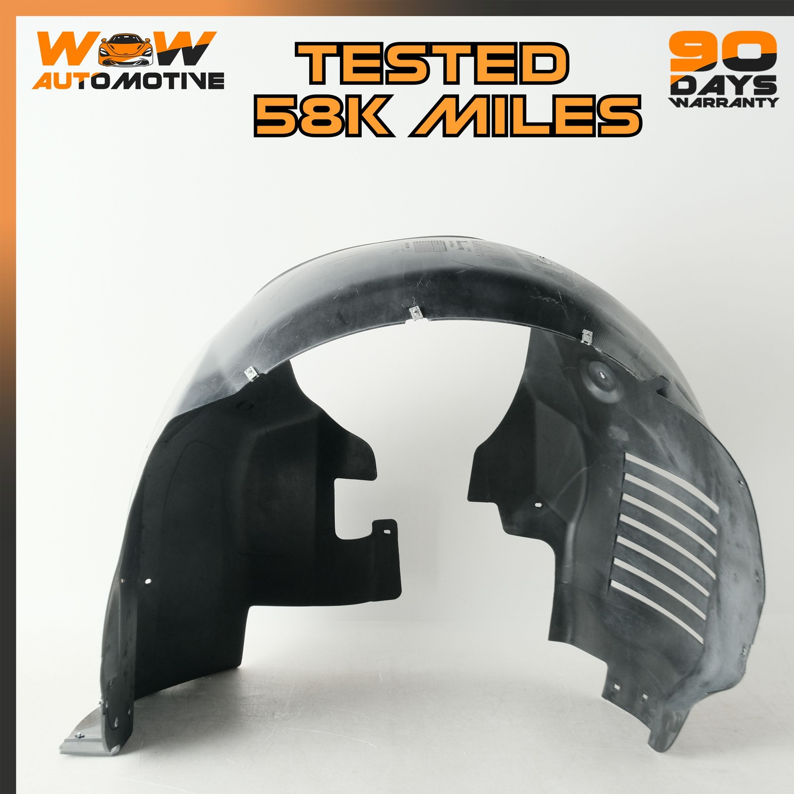 07-11 BENTLEY CONTINENTAL GTC FRONT RIGHT FENDER LINER SPLASH SHIELD OEM