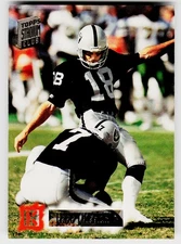 Jeff Jaeger, 1994 Stadium Club, #128, Los Angeles Raiders,