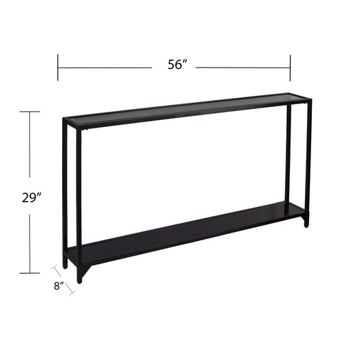 Bergen Narrow Metal Console Table, Dining Room With Open Concept Living Space... - Picture 2 of 8