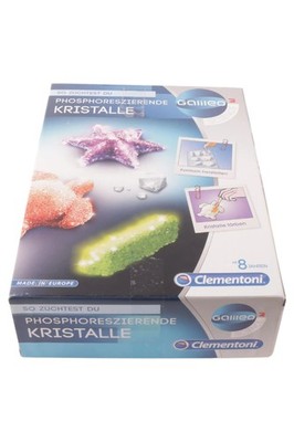 Clementoni Galileo Science Experimentierkasten Phosphoreszierende Kristalle ab 8