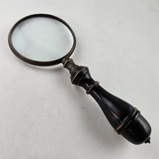 Vintage Magnifying Glass with Wood Handle 8840 