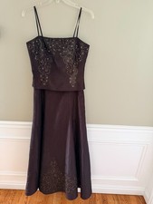 Milla Bell long sequinned party/prom with shawl dress size 6