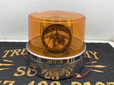 Vintage Grote Sb114 12v Rotating Amber Beacon Light Sae W-64 Tow Recovery