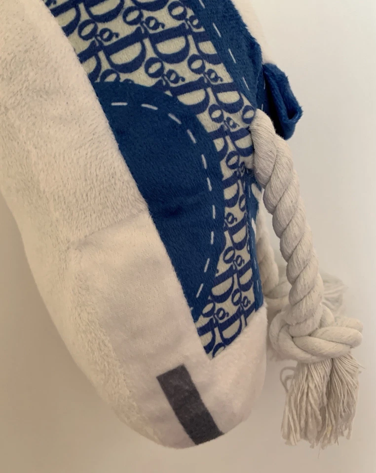 Zapatilla deportiva grande para perro cuerda y juguete chirriante Foto 3 de 4