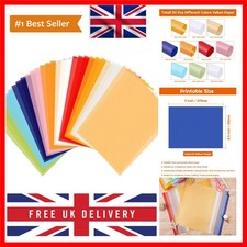 Colored Transparent Vellum Paper, 50 Sheets 10 Colors 8.5 x 11 Translucent Pr...
