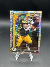 2025 Topps Chrome Football Marshawn Lloyd Pulsar Refractor #114