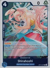 Shirahoshi OP14-047 Rare The Azure Sea's Seven One Piece Foil Near Mint