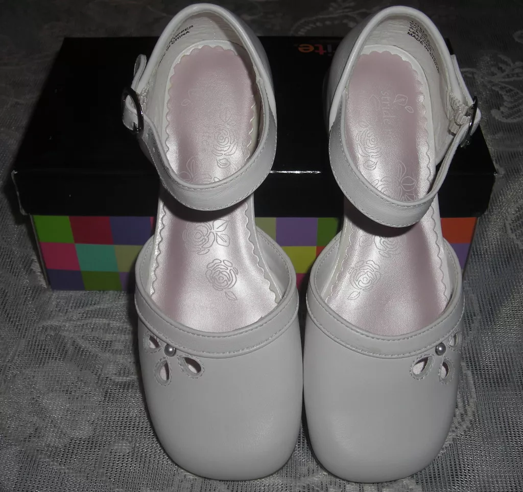 Stride rite white dress store shoes