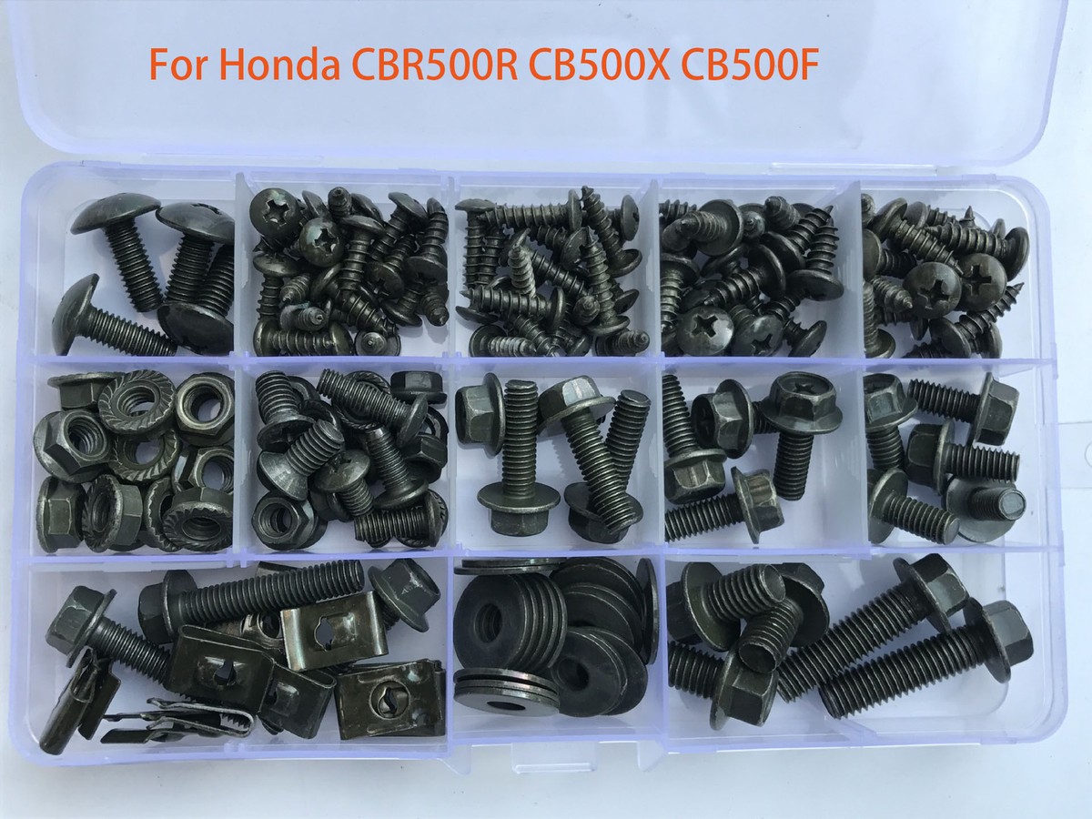 For Honda CBR500R CB500X CB500F Fairing Bolts Bodywork Screws Kit
