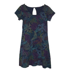 Fresh Produce Dress Women S Short Sleeve Scoop Neck Cotton Keyhole Back A Line