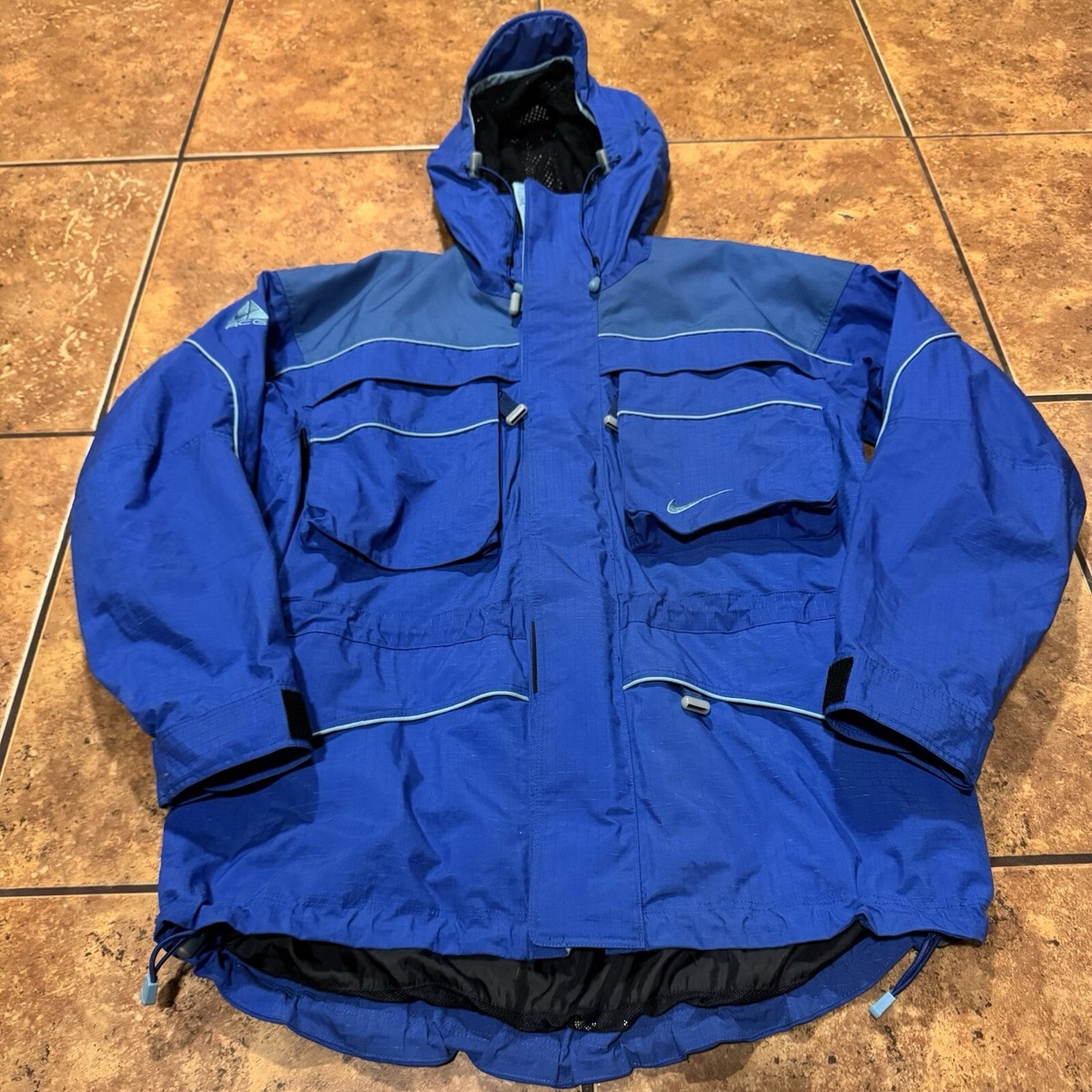 ジャケット・アウター NIKE ACG GORE-TEX mountain parka size:S VTG Nike ACG Mountain Parka Jacket Size Small 90's Blue