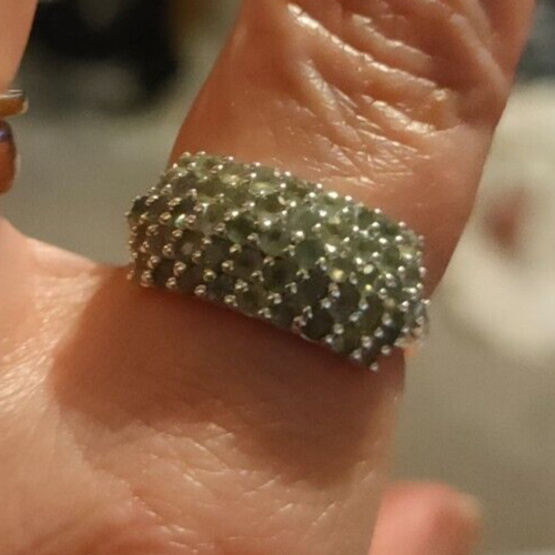Genuine 100% Natural ULTRA RARE 1.23ct Alexandrite Sterling Silver Ring N/O - Picture 1 of 13