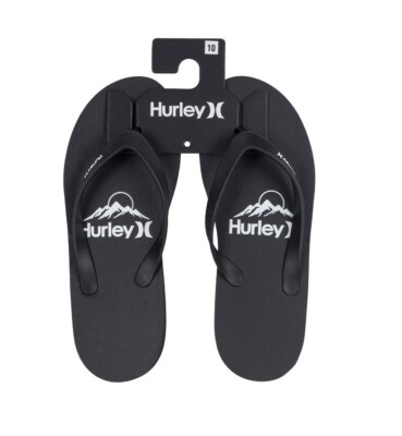 Hurley Herren/Damen/Unisex 1er Pack Tier Flip Flops Sommer Pool Strand Sandalen