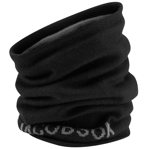 OSCAR JACOBSON REVERSIBLE SNOOD / FLEECE LINED NECK WARMER / BLACK - Picture 1 of 2
