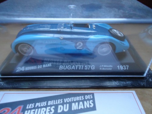 Voiture BUGATTI 57g 1937 1:43e miniature 24 heures Mans 24H ALTAYA hours - Picture 2 of 2