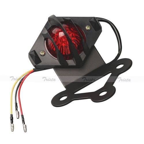 Red 20 LED Motorcycle Quad ATV Rear Brake Running Tail Light Universal Black #JP - Picture 5 of 9