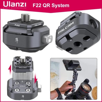 Ulanzi FALCAM F22 Quick Release System Arca Swiss Plate Clamp for DSLR Camera