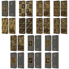 OFFICIAL HBO GAME OF THRONES GOLDEN SIGILS LEATHER BOOK CASE FOR MOTOROLA PHONES