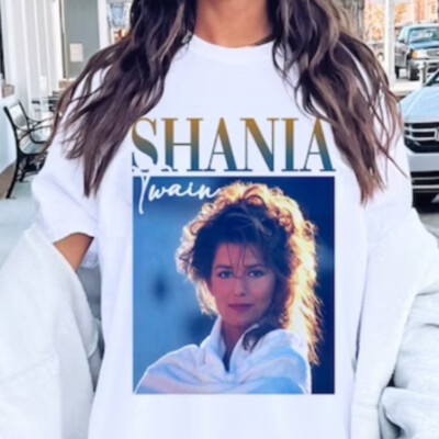 Shania Twain Music Shirt Vintage Shania Twain T-Shirt Gift For