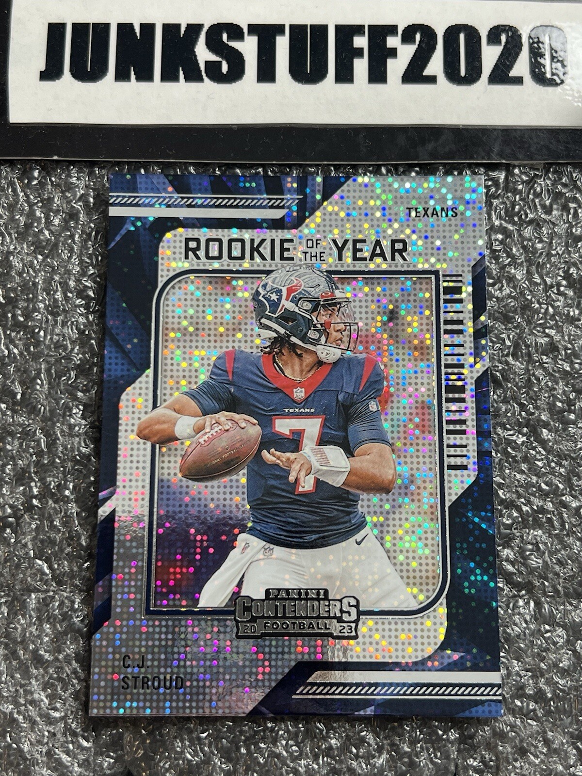 2023 Contenders CJ Stroud Holo Rookie Of the Year Rookie RC Texans C.j. #5