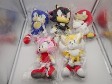 SEGA Sonic 5 Set Plush Doll SONIC THE HEDGEHOG ALL STAR COLLECTION Sanei Boeki