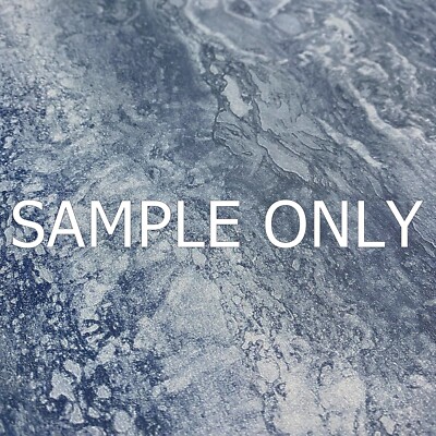 Blaue Marmoroptik Tapete Used Streifen Granit Muster Feature Wand