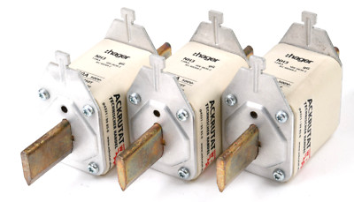 3er Set Hager NH3 Sicherungen 250A 500V Sicherungseinsatz 120kA VDE 0636-2
