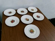 COPELAND SPODE ENGLAND *ALDEN* ( LOT OF 7 ) LUNCHEON PLATES S2280
