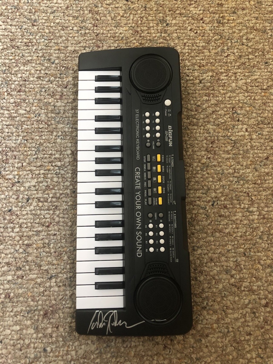 JORDAN RUDESS DREAM THEATER SIGNED AUTOGRAPH KEYBOARD PIANO