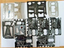   Hardware Credit Card Pocket Multi Tool, Multi-Colors Lot of 12 mixed brands