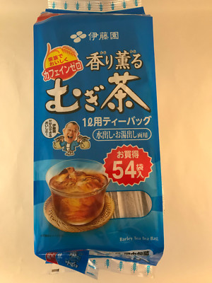 1 x 54 bags Japanese Caffeine FREE Barley Tea - Itoen Japan
