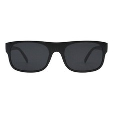 Kush Sunglasses Men's Black Oval Rectangular Lightweight Frame UV400