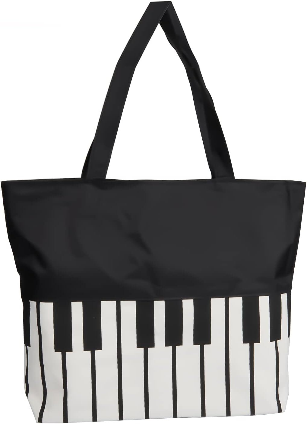 Handbag Reusable Grocery Bag Shoulder Shopping Tote for Music...-image