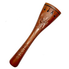 Carving Cello Jujube Tailpiece fit 4/4 Size 4 String Hole Carve Tailpiece