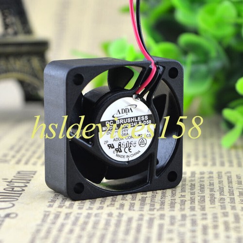 1pc ADDA AD0424LB-D50 24V 0.06A 4015 4CM 2-wire Double Ball Cooling Fan - Picture 2 of 3