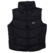 Nike Women's Swoosh Vest Sleeveless Gilet Black Medium