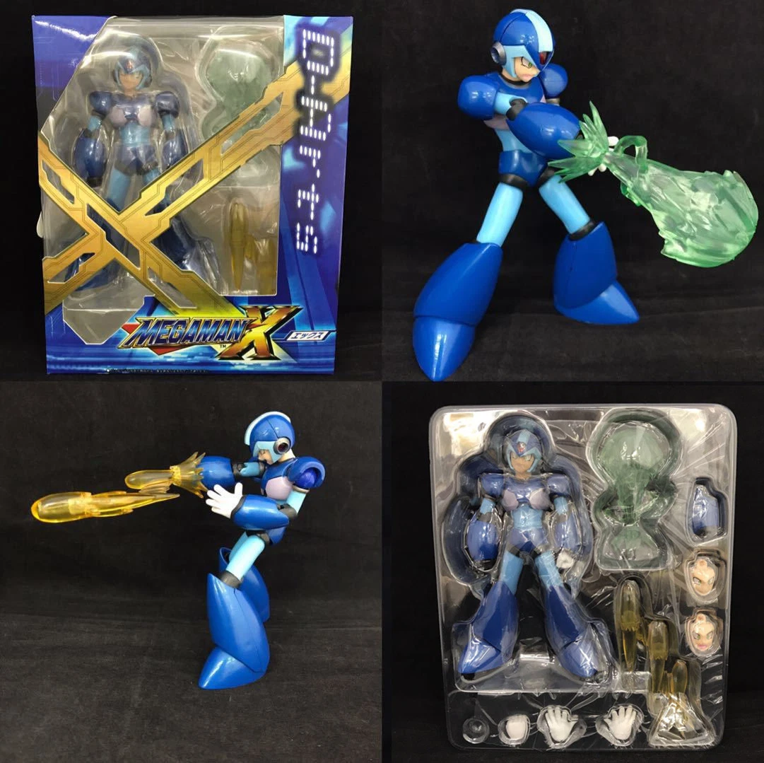 New SHF Rockman MegaMan X 6in Action Figure Blue Ver Box Set | eBay