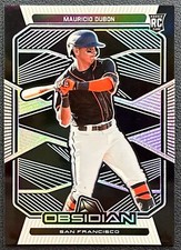 2020 Panini Obsidian MAURICIO DUBON #5 RC Rookie Card - San Francisco Giants