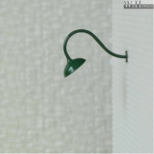 10 x O scale street wall lights model railroad LED bracket path lamp post #R43