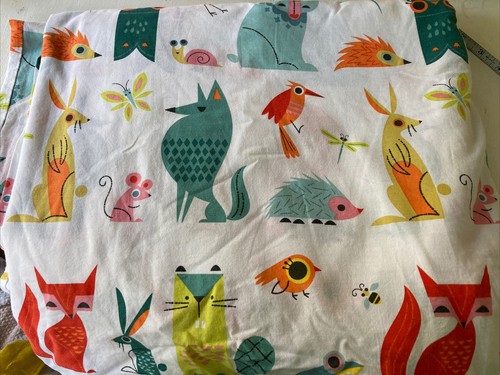 Ikea Latjo KIDS Duvet Cover Animal Print Cotton Twin And Pillow Sham