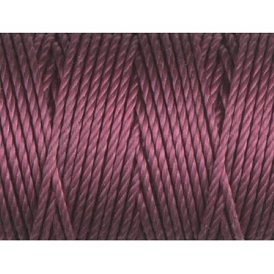 Tex 400, Wine, C-Lon Bead Cord, 39 yards/36m, (400-19)