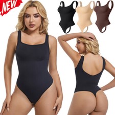 Comfort Women Shapewear Thong Bodysuit Tummy Full Control Body Shaper Underwear