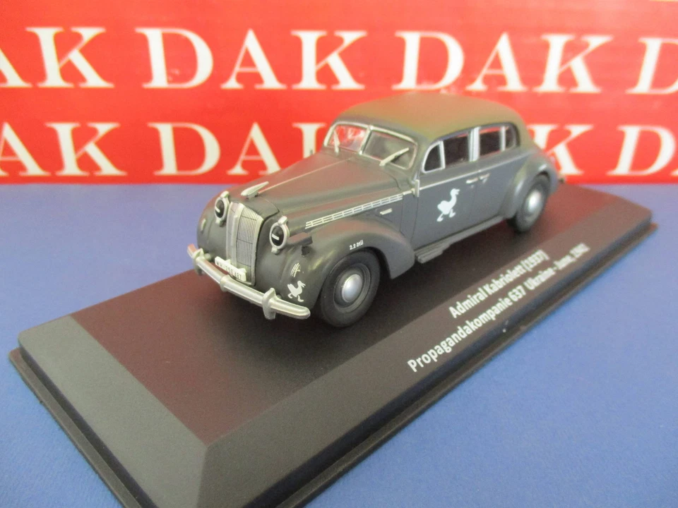 Die cast 1/43 Modellino Auto Opel Admiral Cabrio Propagandakompanie 637 Ukraine - Immagine 2 di 4