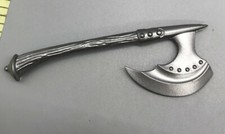 Silver Goblin Bearded Axe Dwarf Weapon Orc Warrior Mythic Legions Builder