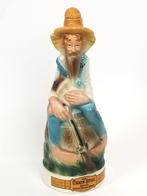 Stitzel Weller 1969 Cabin Still Hillbilly Decanter Kentucky Bourbon Bottle
