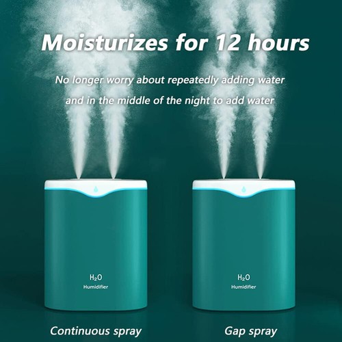 2L Air Humidifier USB Oil Essential Diffuser Ultrasonic Cool Mist Steam Purifier - Picture 8 of 17
