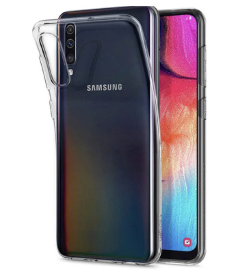 Hülle für Samsung A50 Schutzhüllen Glitzer Marble 360° Transparent Case